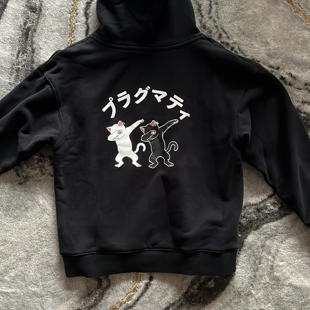 Black hoodie